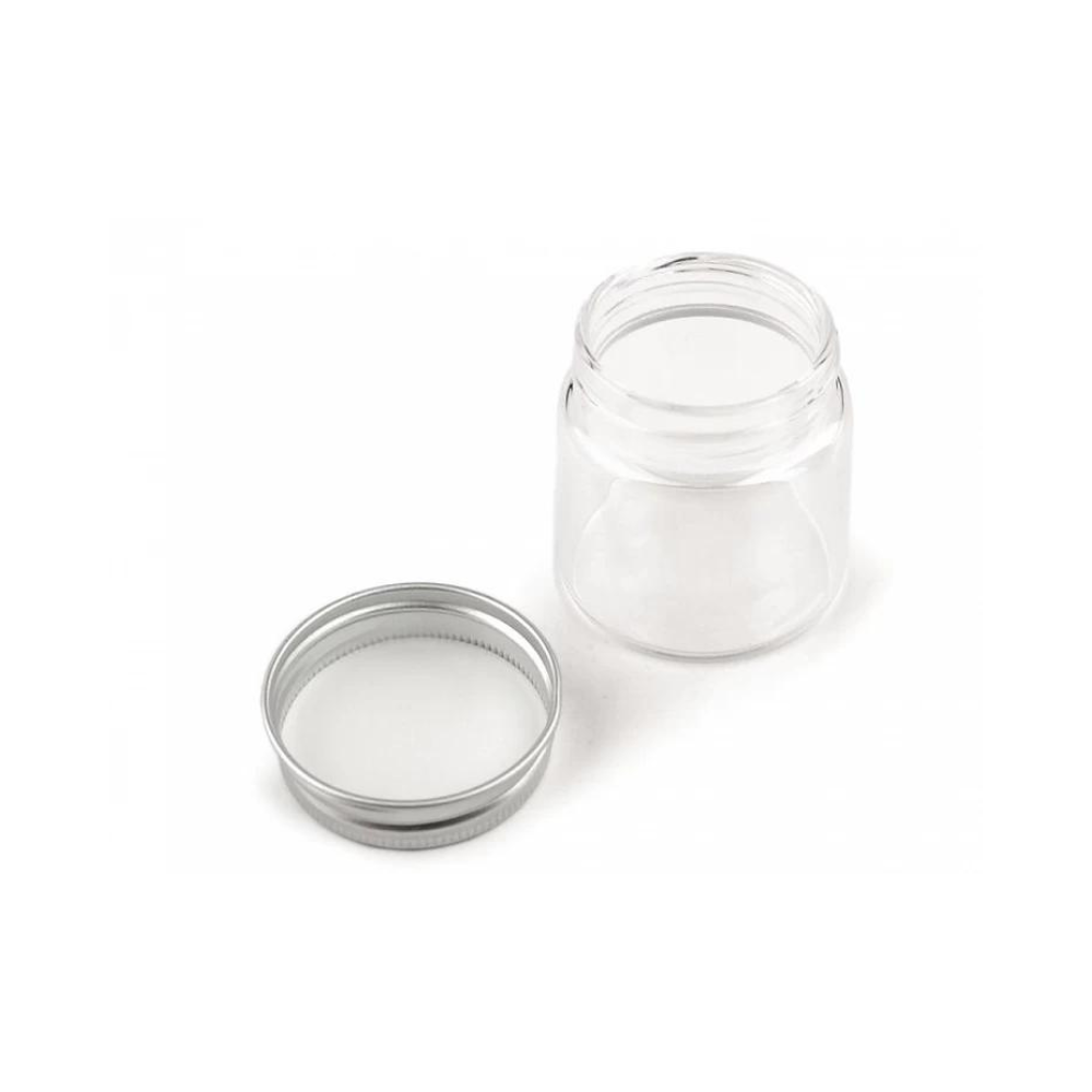 Botella de cristal con tapón de rosca 50ml