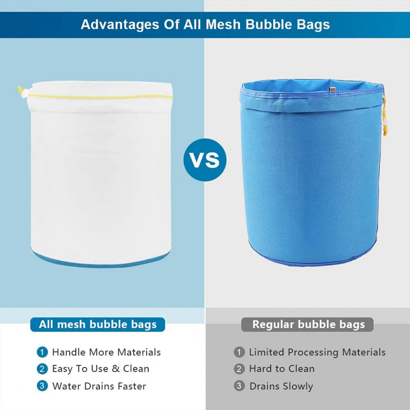 Bolsas de burbujas - Todas de malla - Juego de 5 x 80 l/40 l 
